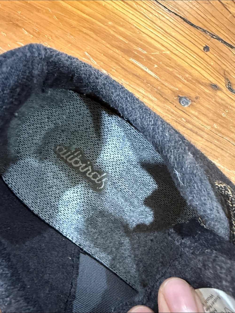 allbirds Women Black Wool-Blend Sneakers with Patterned Laces size 9 - Picture 2 of 11